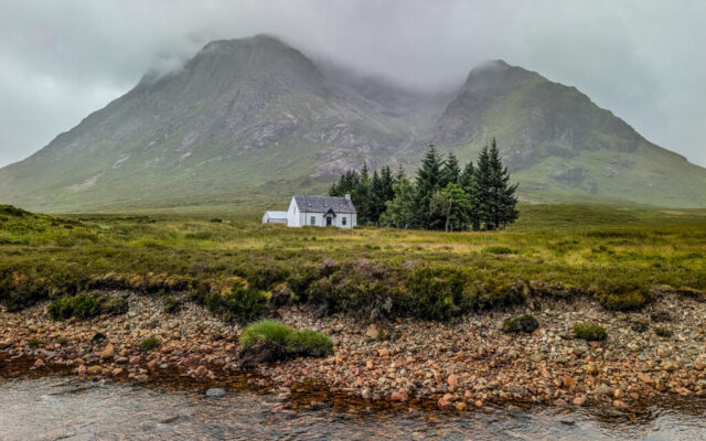 The Wee White House, Lagangarbh, Glen Coe, Scotland