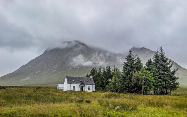 The Wee White House, Lagangarbh, Glen Coe, Scotland