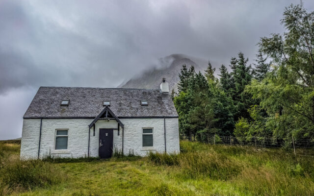 The Wee White House, Lagangarbh, Glen Coe, Scotland