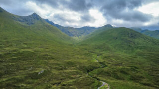 The A87 across the Scottish Highlands