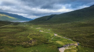 The A87 across the Scottish Highlands