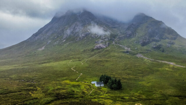 The Wee White House, Lagangarbh, Glen Coe, Scotland