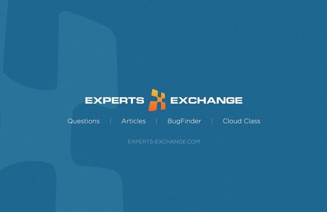 Hey Experts Exchange!